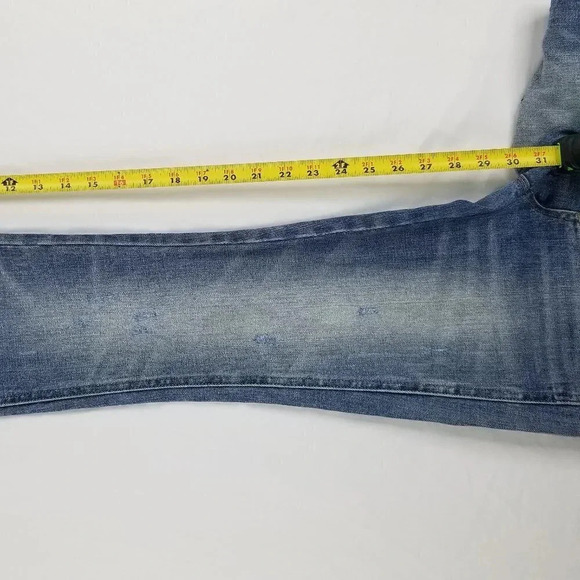 Madewell Factory Distressed 24X32 Blue Denim Jeans - Picture 7 of 9